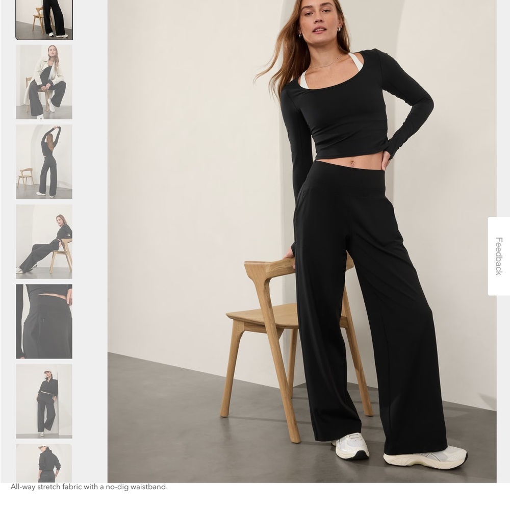 Athleta Venice wide leg pant